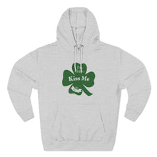 Load image into Gallery viewer, I’m Irish Kiss Me St Patricks Day Three-Panel Fleece Hoodie