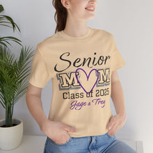 Load image into Gallery viewer, Senior Mom Class of 2025 Gage & Trey Unisex Jersey Short Sleeve Tee