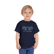 Load image into Gallery viewer, Team Platinum 2023 conference muscle heart barbell change your habits change your life in training Toddler Short Sleeve Tee