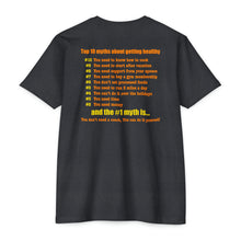 Load image into Gallery viewer, Late Night with Jetstream Health Coaching Motivational Unisex CVC Jersey T-shirt