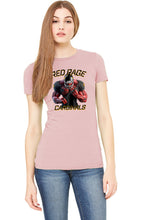 Load image into Gallery viewer, Cardinals Red Rage Personalized Women’s Football Fan Favorite Soft Shirt