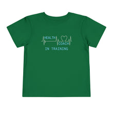 Load image into Gallery viewer, Health Coach in Training heartbeat Toddler Short Sleeve Tee