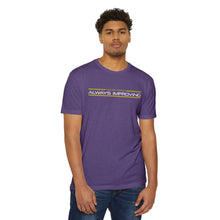 Load image into Gallery viewer, Never Done Always Improving Motivational Unisex CVC Jersey T-shirt