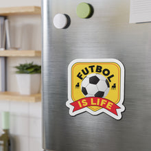 Load image into Gallery viewer, Futbol Is Life Die-Cut Magnets