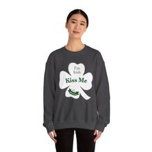 Load image into Gallery viewer, Kiss Me I’m Irish St Patrick’s Day Unisex Heavy Blend™ Crewneck Sweatshirt