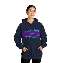 Load image into Gallery viewer, Kick Ass Mode Activated F Cancer Unisex Heavy Blend™ Hooded Sweatshirt