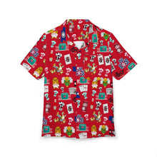 Load image into Gallery viewer, What’s Wild Fun Tropical Print Unisex Hawaiian Button-Down Shirt for Summer Vibes