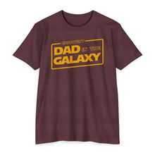 Load image into Gallery viewer, Greatest Dad in the Galaxy Fathers Day Unisex CVC Jersey T-shirt