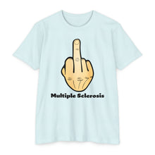 Load image into Gallery viewer, Middle Finger Multiple Sclerosis Unisex CVC Jersey T-shirt