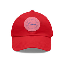 Load image into Gallery viewer, Team Awesomesauce Dad Hat with Leather Patch (Round)