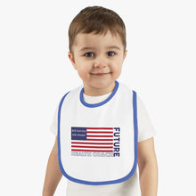 Load image into Gallery viewer, Future Health Coach Baby Contrast Trim Jersey Bib