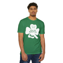 Load image into Gallery viewer, I’m Not Irish Kiss Me Anyway St Patricks Day Unisex CVC Jersey T-shirt