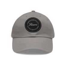 Load image into Gallery viewer, Team Awesomesauce Dad Hat with Leather Patch (Round)