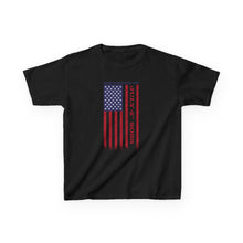 Load image into Gallery viewer, Independence Day July 4 2025 USA Flag Kids Heavy Cotton™ Tee