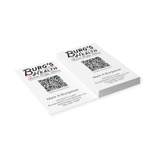 Load image into Gallery viewer, Burgs Health QR Code Business Cards