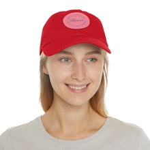 Load image into Gallery viewer, Team Awesomesauce Dad Hat with Leather Patch (Round)