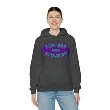 Load image into Gallery viewer, Kick Ass Mode Activated F Cancer Unisex Heavy Blend™ Hooded Sweatshirt