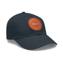 Load image into Gallery viewer, Team Awesomesauce Dad Hat with Leather Patch (Round)