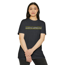 Load image into Gallery viewer, Never Done Always Improving Motivational Unisex CVC Jersey T-shirt