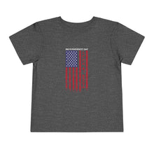 Load image into Gallery viewer, Independence Day USA Flag July 4th 2024 Toddler Short Sleeve Tee