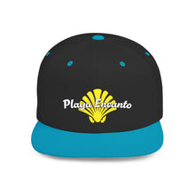 Load image into Gallery viewer, Playa Encanto Flat Bill Snapback Hat – Cool Beach Vibe Cap