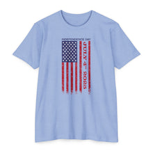 Load image into Gallery viewer, Independence Day USA Flag July 4th 2025 Unisex CVC Jersey T-shirt