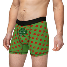 Load image into Gallery viewer, Kiss Me I’m Irish Green Men's Boxers (AOP)