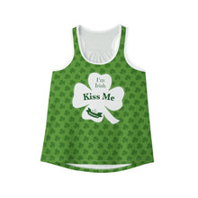 Load image into Gallery viewer, Kiss Me Im Irish Green Women's Tank Top