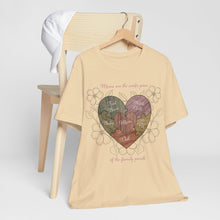 Load image into Gallery viewer, Moms are the Center of the Family Puzzle Customizable Unisex Jersey Short Sleeve Tee