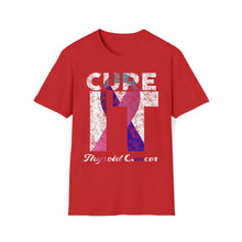 Load image into Gallery viewer, Cure It Thyroid Cancer Unisex Softstyle T-Shirt