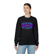 Load image into Gallery viewer, Kick Ass Mode Activated F Cancer Unisex Heavy Blend™ Crewneck Sweatshirt