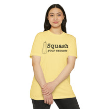 Load image into Gallery viewer, Squash Your Excuses Motivational Unisex CVC Jersey T-shirt