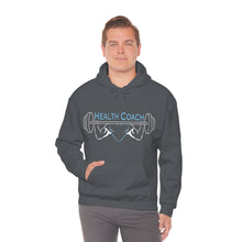 Load image into Gallery viewer, Health Coach Muscle Heart Barbell discipline equals freedom Unisex Heavy Blend™ Hooded Sweatshirt