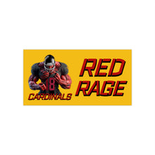 Load image into Gallery viewer, Cardinals Red Rage #18 Yellow Bumper Stickers