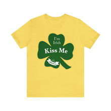 Load image into Gallery viewer, St. Patricks Day 2024 Kiss Me I am Irish Unisex Softstyle T-Shirt