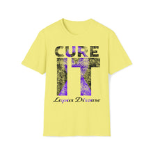 Load image into Gallery viewer, Cure It Lupus Disease Unisex Softstyle T-Shirt