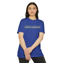 Load image into Gallery viewer, Never Done Always Improving Motivational Unisex CVC Jersey T-shirt