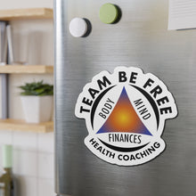 Load image into Gallery viewer, Team Be Free Health Coaching Die-Cut Magnets