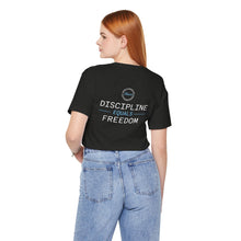 Load image into Gallery viewer, Team Platinum 2023 Conference Discipline Equals Freedom Unisex Jersey Short Sleeve Crew Neck Tee
