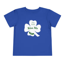 Load image into Gallery viewer, Kiss Me I’m Irish St Patrick’s Day Toddler Short Sleeve Tee