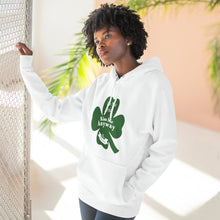 Load image into Gallery viewer, I’m Not Irish Kiss Me Anyway St Patricks Day Three-Panel Fleece Hoodie