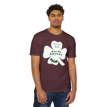 Load image into Gallery viewer, I’m Not Irish Kiss Me Anyway St Patricks Day Unisex CVC Jersey T-shirt