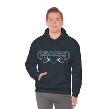 Load image into Gallery viewer, Health Coach Muscle Heart Barbell discipline equals freedom Unisex Heavy Blend™ Hooded Sweatshirt