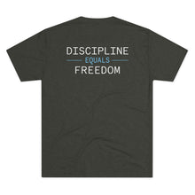 Load image into Gallery viewer, Health Coach Muscle Heart Barbell Unisex Tri-Blend Crew Tee