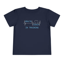 Load image into Gallery viewer, Health Coach in Training heartbeat Toddler Short Sleeve Tee