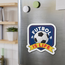 Load image into Gallery viewer, Futbol Is Life Die-Cut Magnets