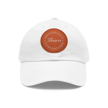 Load image into Gallery viewer, Team Awesomesauce Dad Hat with Leather Patch (Round)