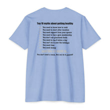 Load image into Gallery viewer, Late Night with Jetstream Health Coaching Motivational Unisex CVC Jersey T-shirt
