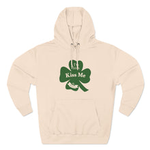 Load image into Gallery viewer, I’m Irish Kiss Me St Patricks Day Three-Panel Fleece Hoodie