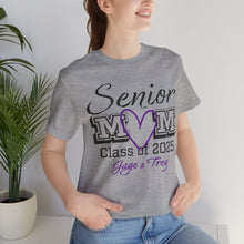 Load image into Gallery viewer, Senior Mom Class of 2025 Gage & Trey Unisex Jersey Short Sleeve Tee